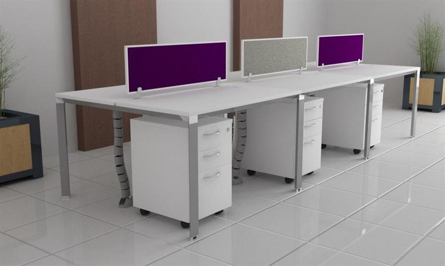 Office Desk/workspace Cluster of 6