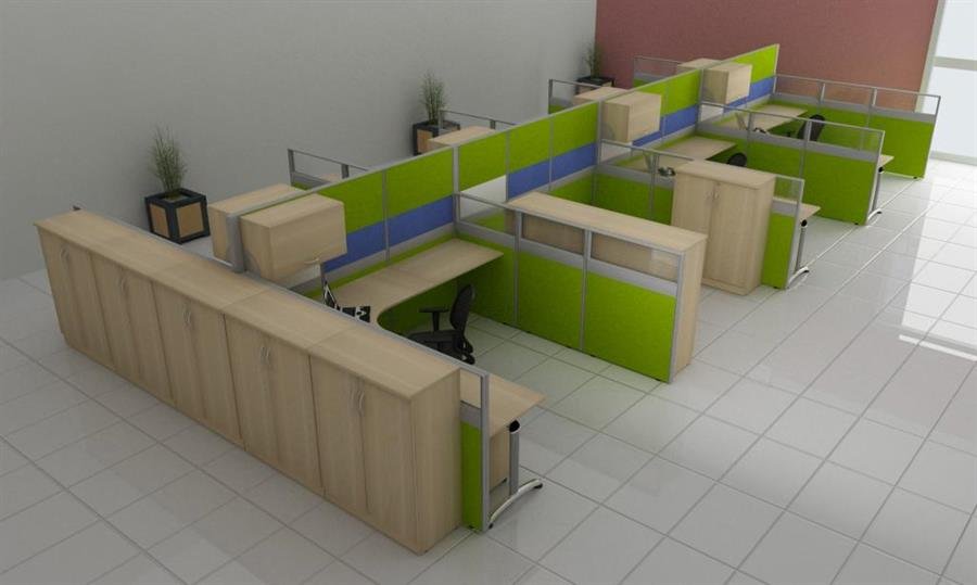 Office Desk/workspace Cluster of 7