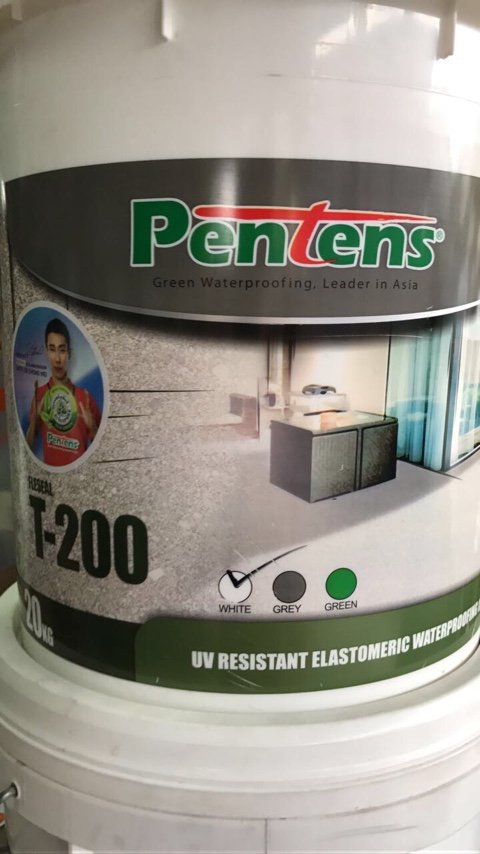 Penten Green Waterproofing UV Resistant Elastomeric