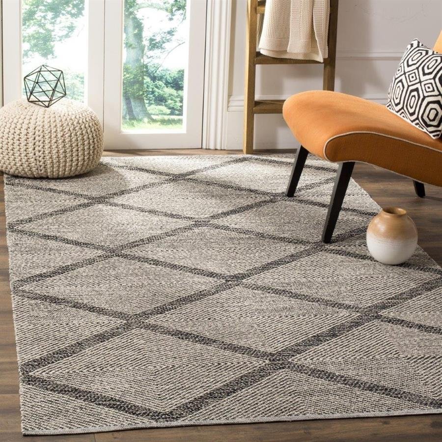 Safavieh Hand-Woven Montauk Flatweave Black Cotton Rug (8' x 10') - MTK821D-8 (Pre-Order) [RG353]