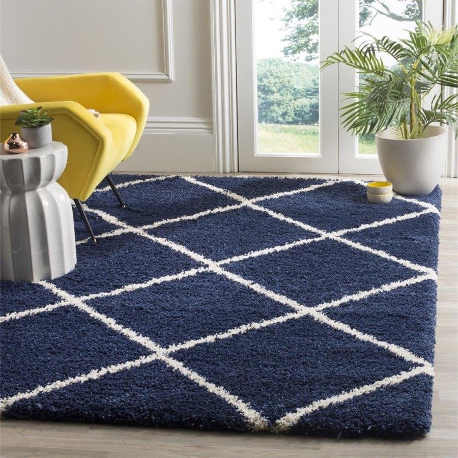 Safavieh Hudson Diamond Shag Navy (Pre-Order) [RG339]