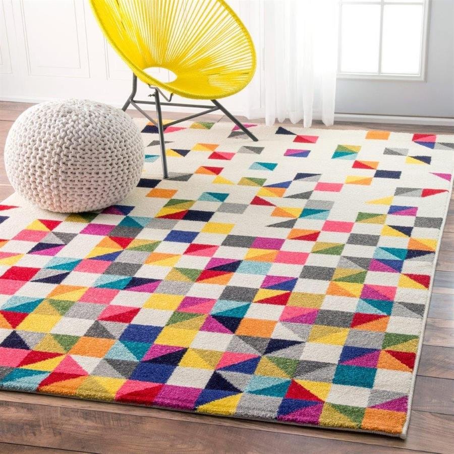 nuLOOM Contemporary Triangle Mosaic Multi Rug (8' x 10') - Multi (Pre-Order) [RG336]