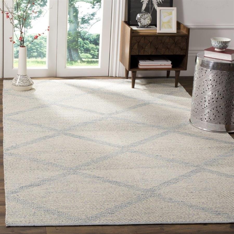 Safavieh Hand-Woven Montauk Flatweave Light Blue Cotton Rug (8' x 10') - MTK821B-8 (Pre-Order) [RG331]