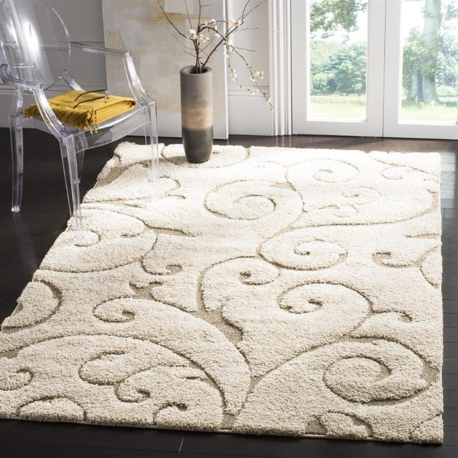 Safavieh Florida Shag Scrollwork Elegance Cream (Pre-Order) [RG329]