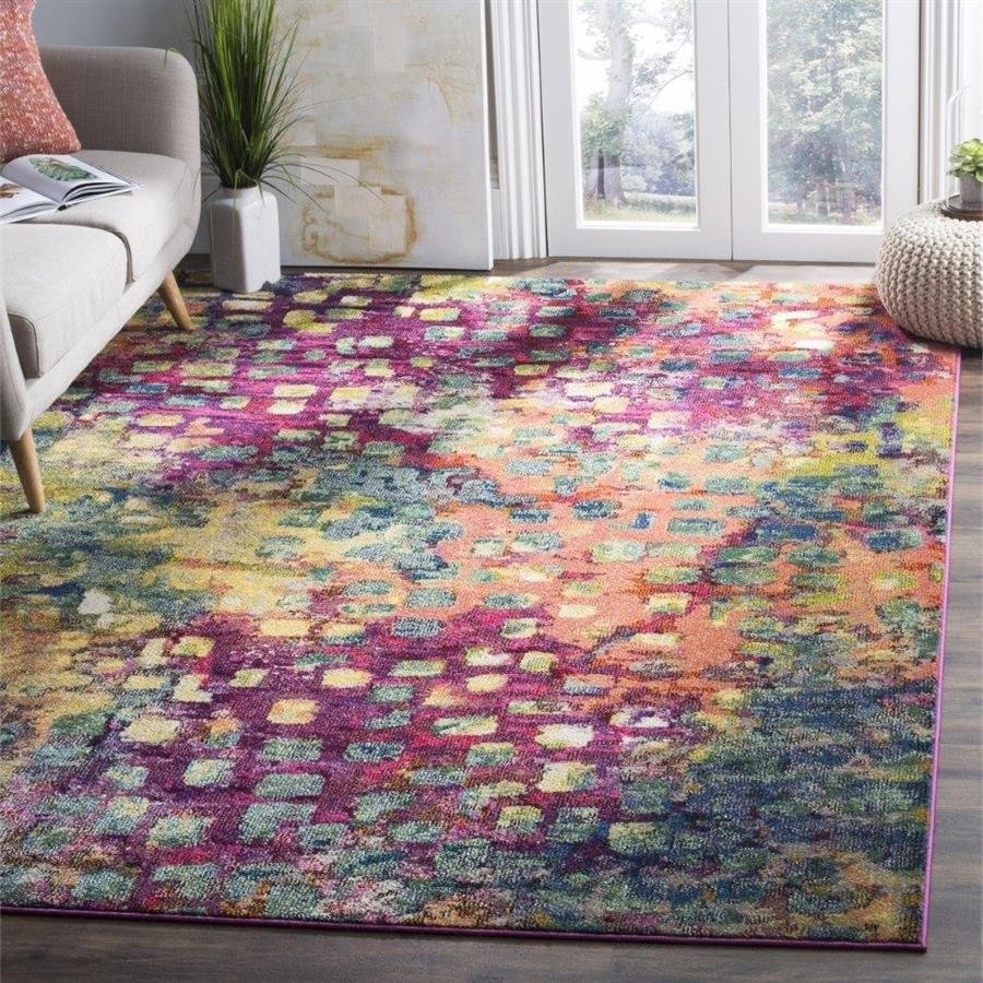 Safavieh Monaco Abstract Watercolor Pink (Pre-Order) [RG327]