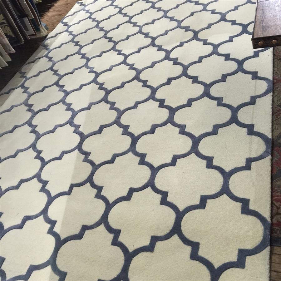 Safa Satara Cream Viscose and Wool Rug (Pre-Order) [RG311]