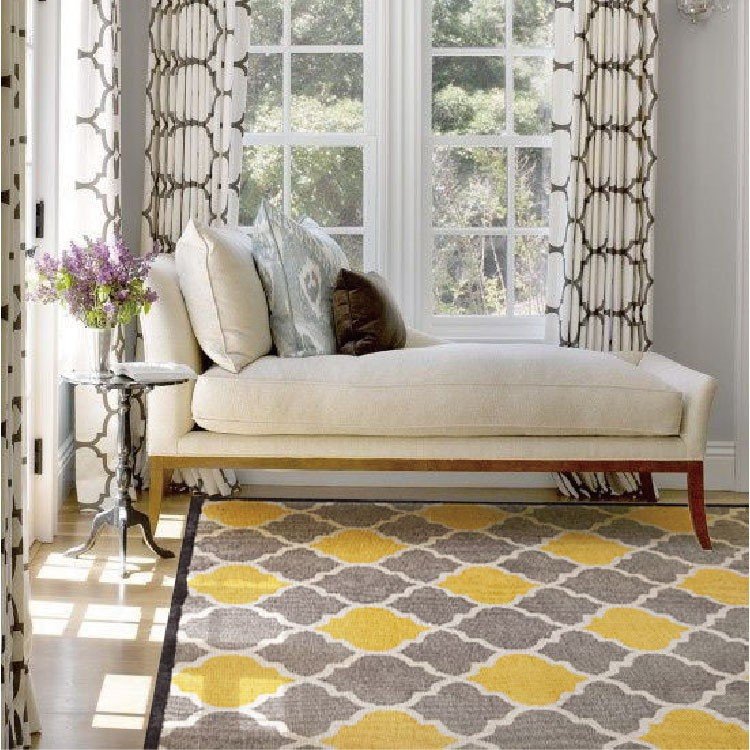 Radial Yellow Bee Moroccan Rug (Pre-Order) [RG307]
