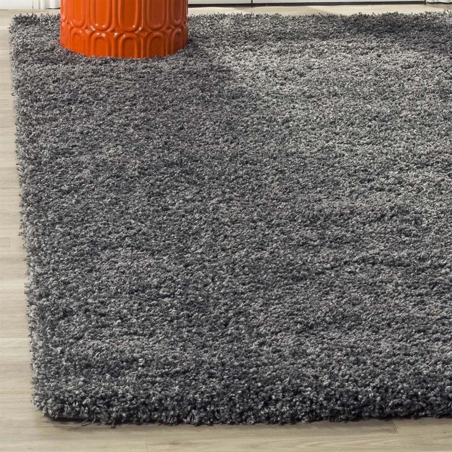 SafaCalifornia Cozy Solid Dark Grey Shag Rug (Pre-Order) [RG296]