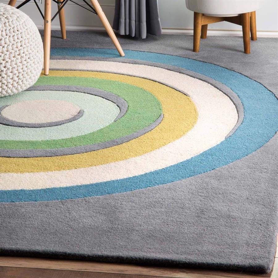 Thomas Paul TP02 Hand Tufted Tropical Swirl Blue Rug (Pre-Order) [RG241]