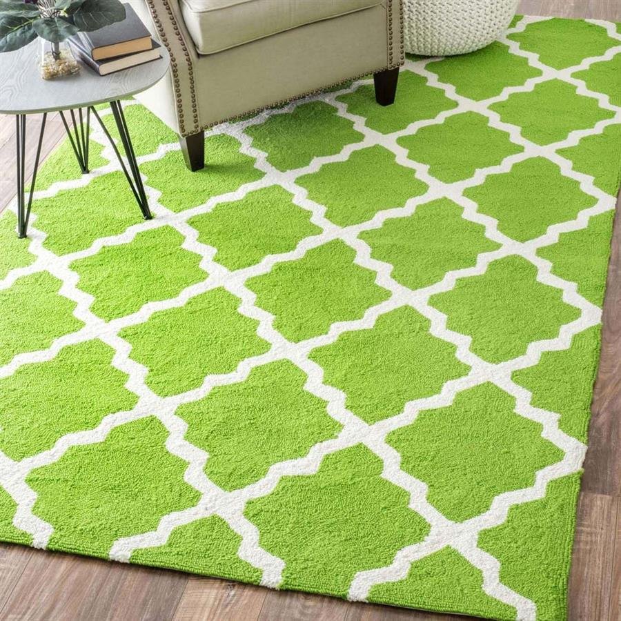 Nio Hand Hooked Fiona Green Rug (Pre-Order) [RG215]