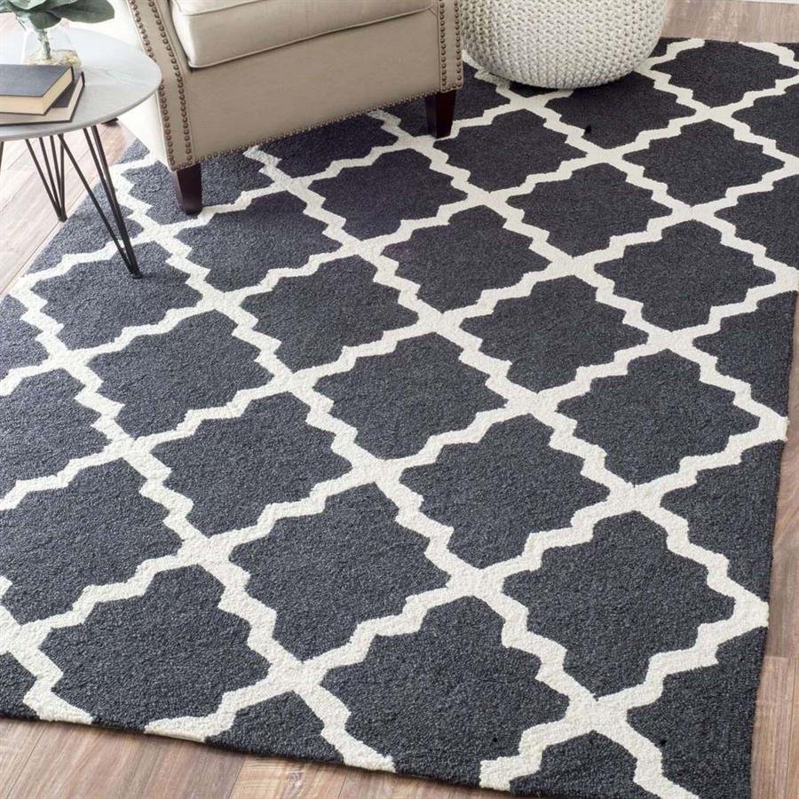 Nio Hand Hooked Fiona Dark Grey Rug (Pre-Order) [RG214]