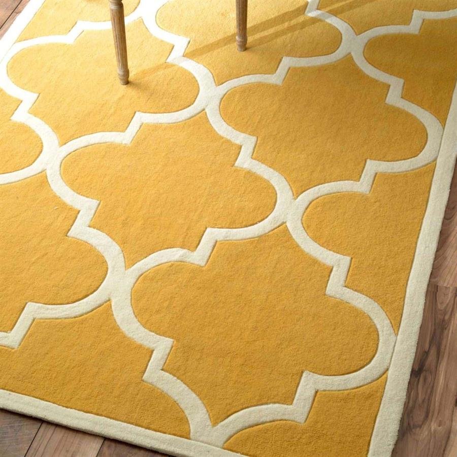 Safa Luna Morrocan Trellis Green Apple Rug (Pre-Order) [RG213]