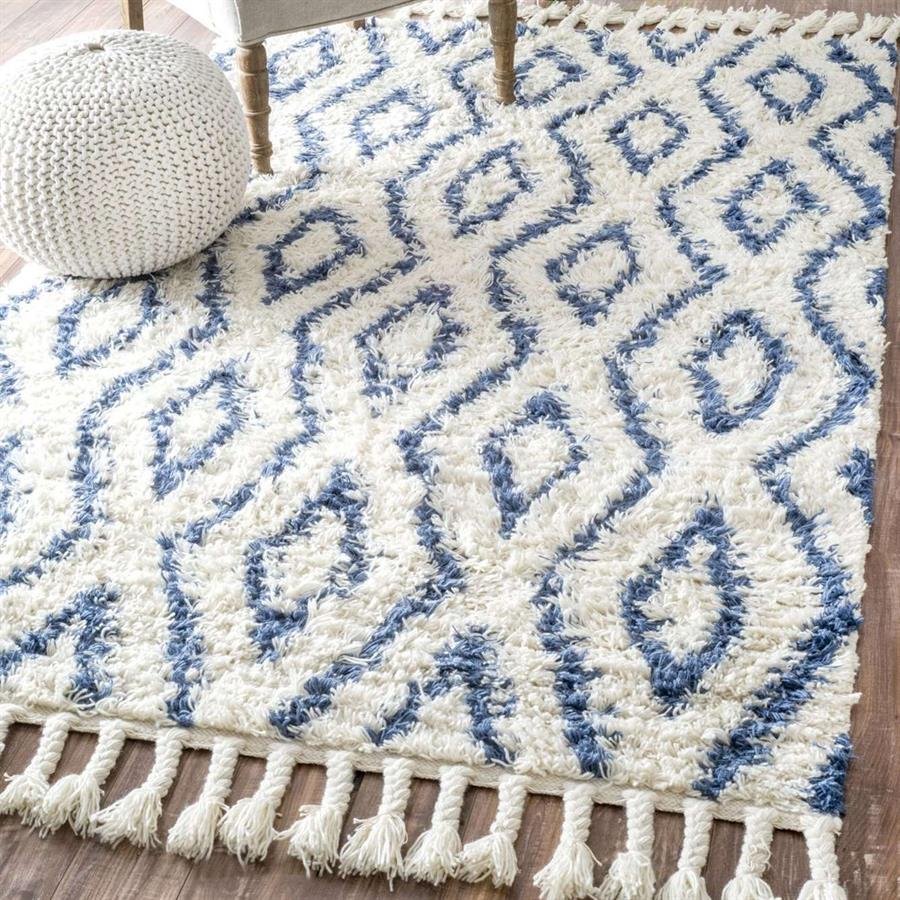 Safa Savanna Moroccan Diamonds Shag Rug (Pre-Order) [RG189]