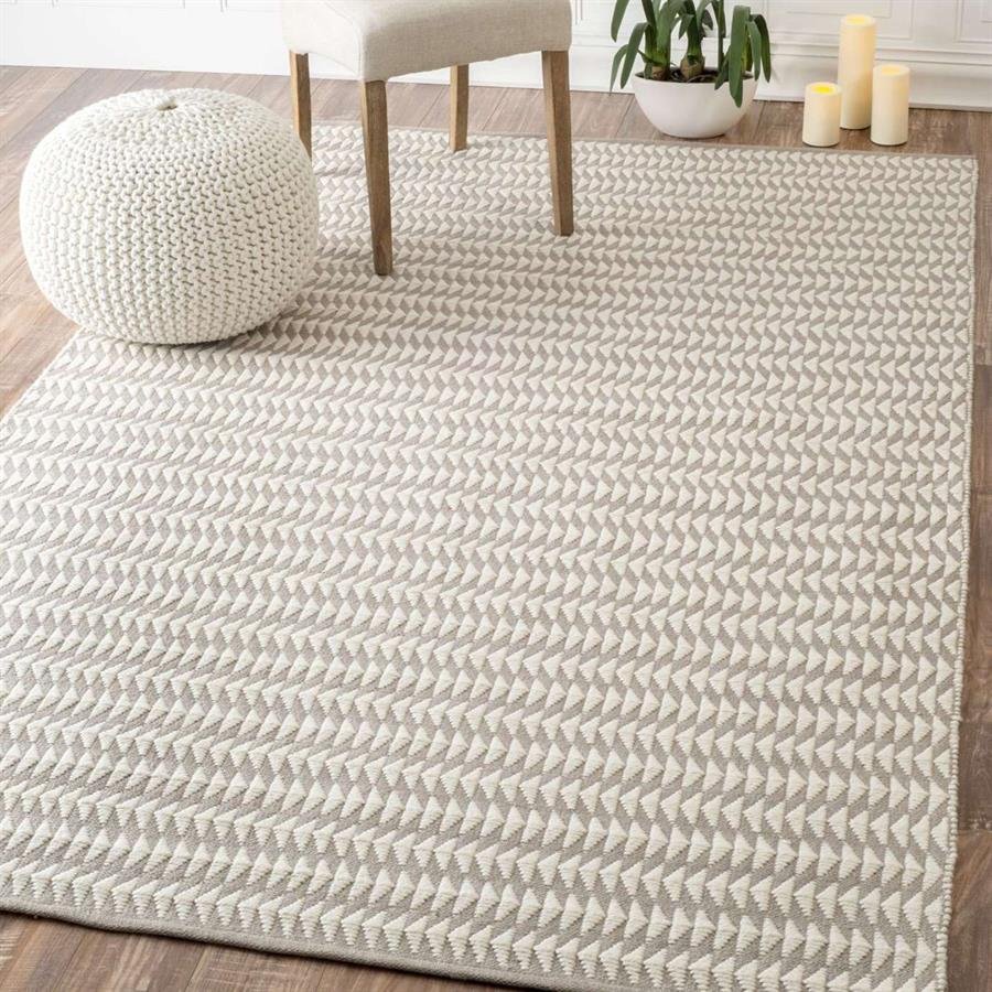 Safa Millbrook Hand Woven Triangular Striped Rug (Pre-Order) [RG173]
