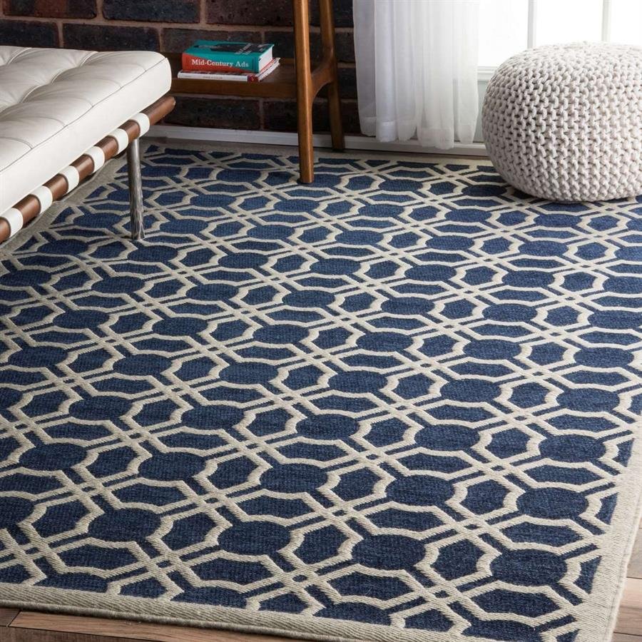 Safa GalbanFlatweave Curved Diamond Trellis Rug (Pre-Order) [RG167]