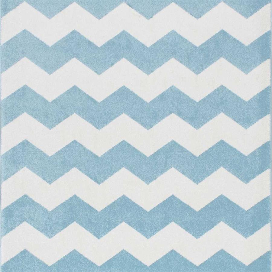 Safa Vernazza Chevron Light Blue Rug (Pre-Order) [RG161]