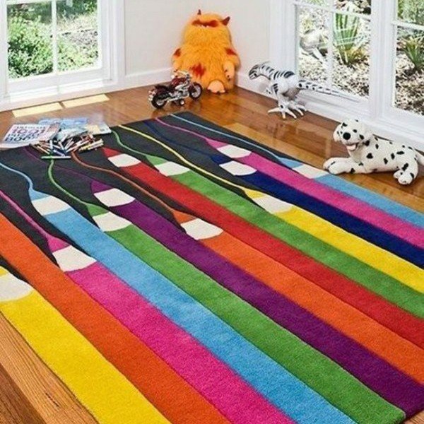 Kids Rugs-Colour Pencils (Pre-Order) [RG123]