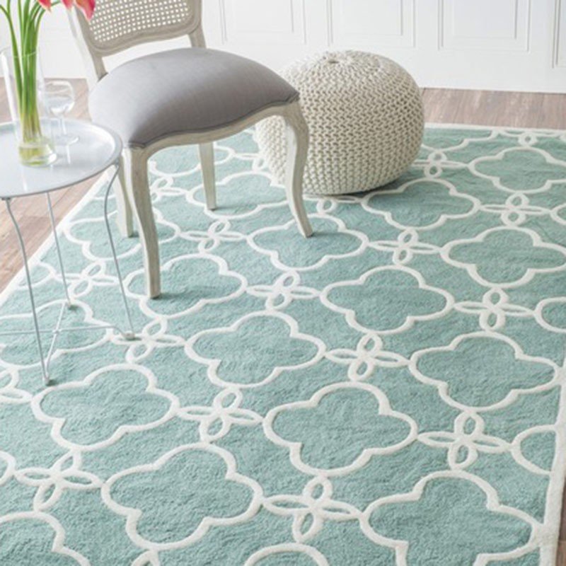 Vinci Floral Lattice Blue Rugs (Pre-Order) [RG084]