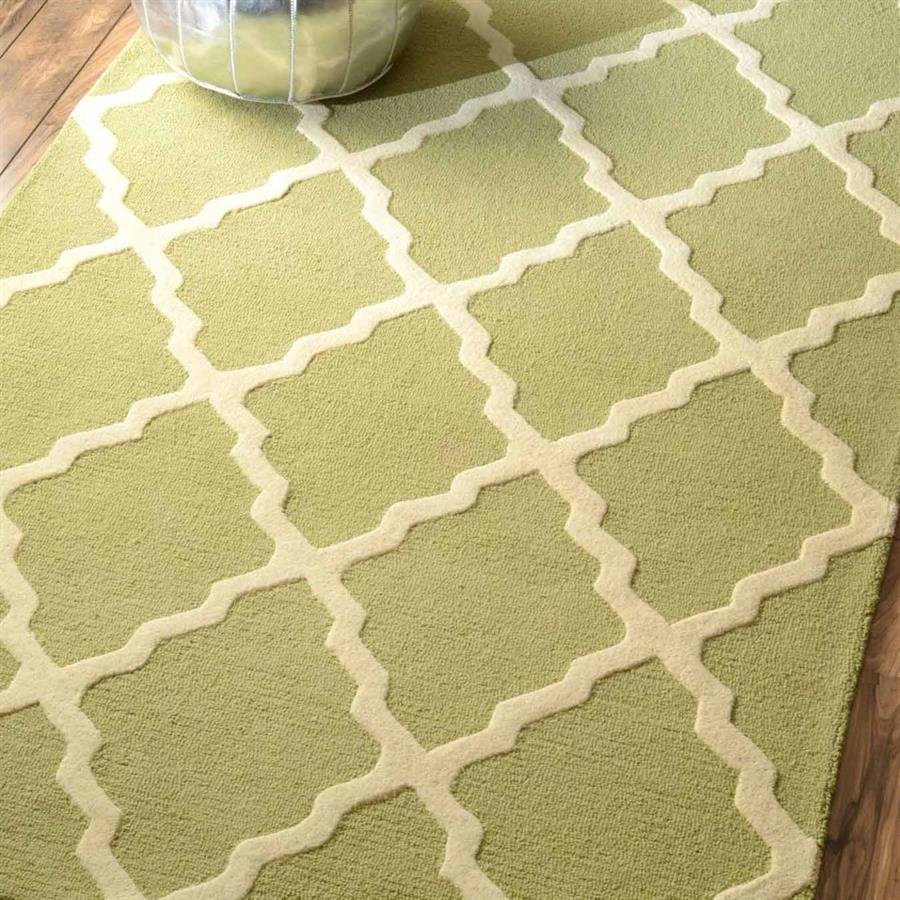 Shag Trellis Green Rugs (Pre-Order) [RG073]