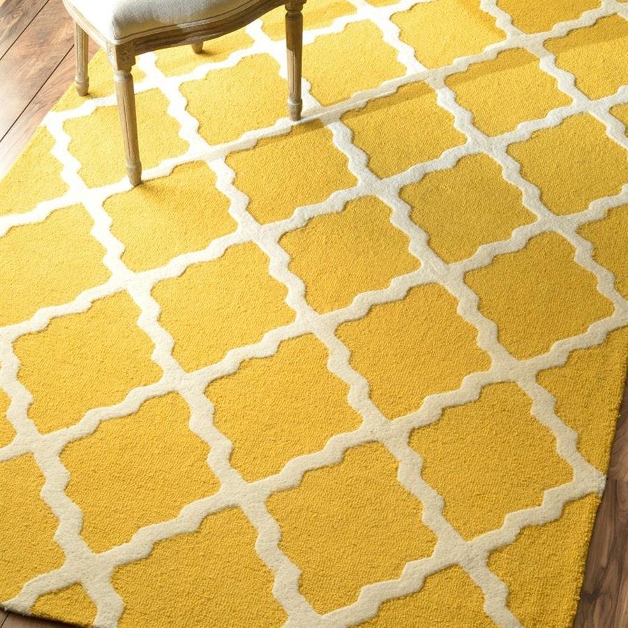 Shag Trellis Gold Rugs (Pre-Order) [RG069]