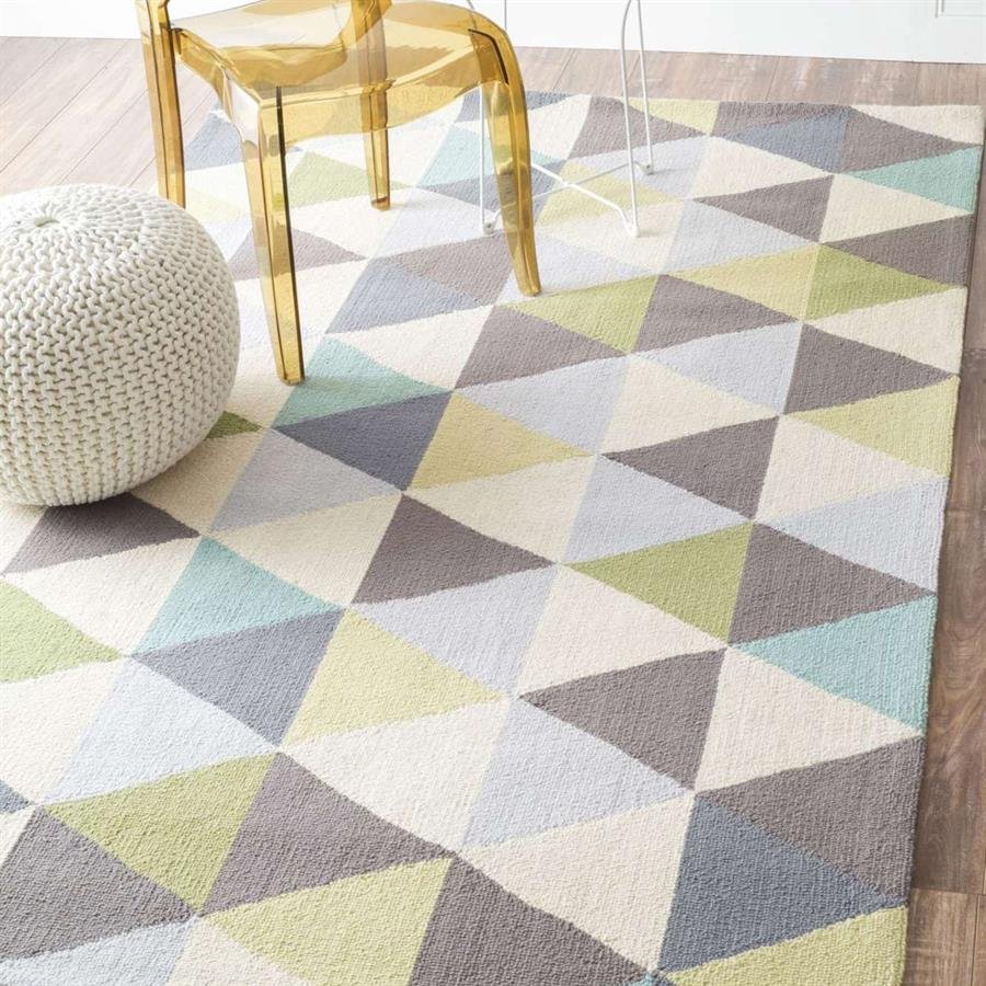 Rashford Hand-hooked Triangle Multi Rug (Pre-Order) [RG057]
