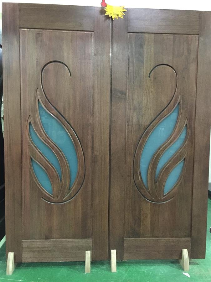 Wooden Solid Foor With Glass
