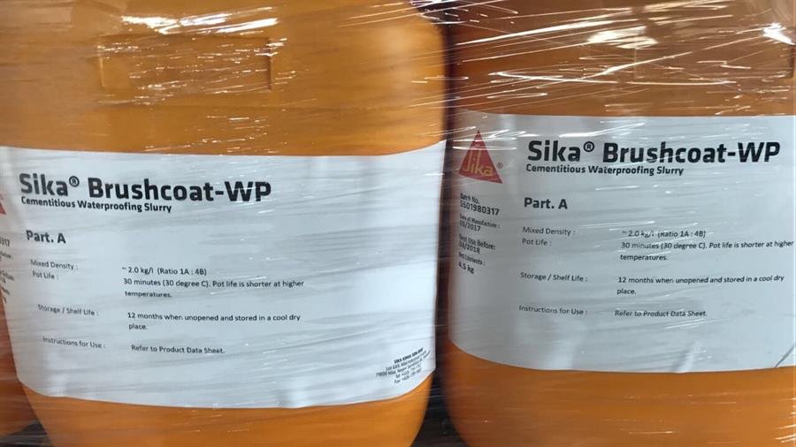 Sika Brushcoat-WP Cementitious Waterproofing Slurry Part A