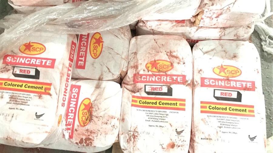 Scincrete Red Coloured Cement