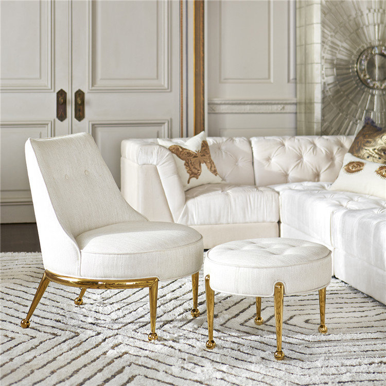 LF 063 Single Seater Sofa with Footstool