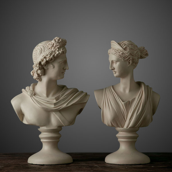 DECO 022 Greek Art Venus Sculpture Display Set 2 piece
