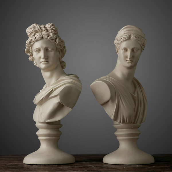 DECO 022 Greek Art Venus Sculpture Display Set 2 piece