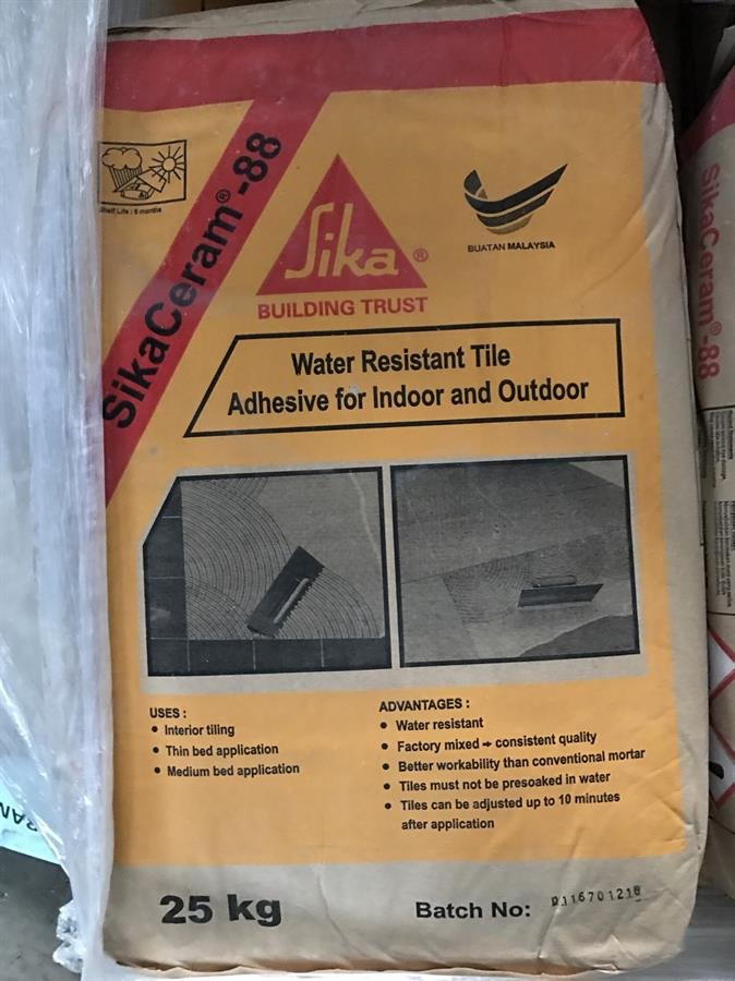 Sika SikaCeram 88 Cementitious Tile Adhesive