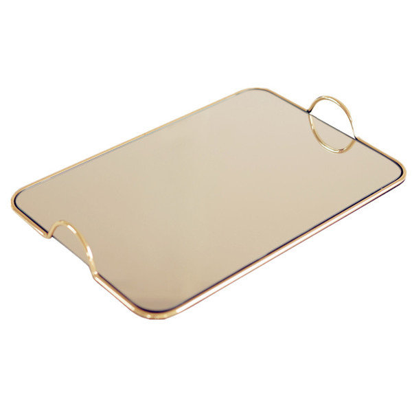DECO 003 Gold Colour Mirror Finished Tray