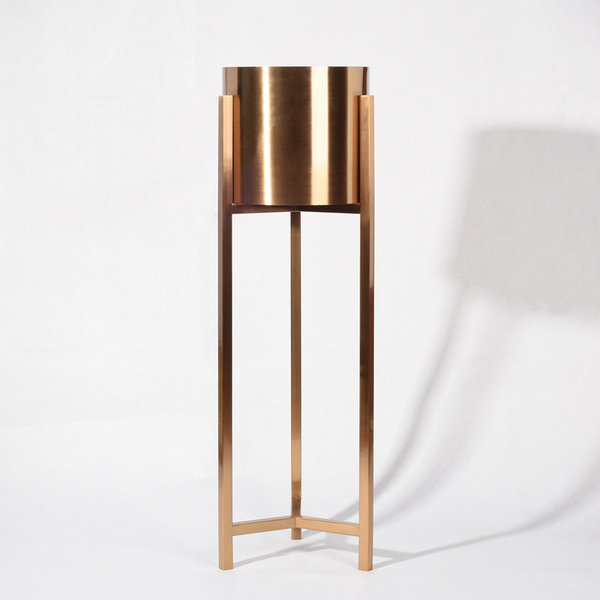 HA 002 Rose Gold Display Standing Pot