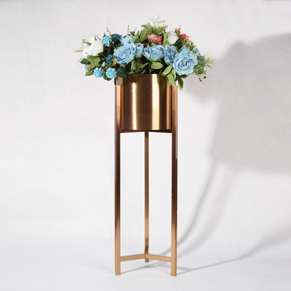 HA 002 Rose Gold Display Standing Pot