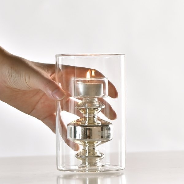 GW 006 Glass Candle Holder