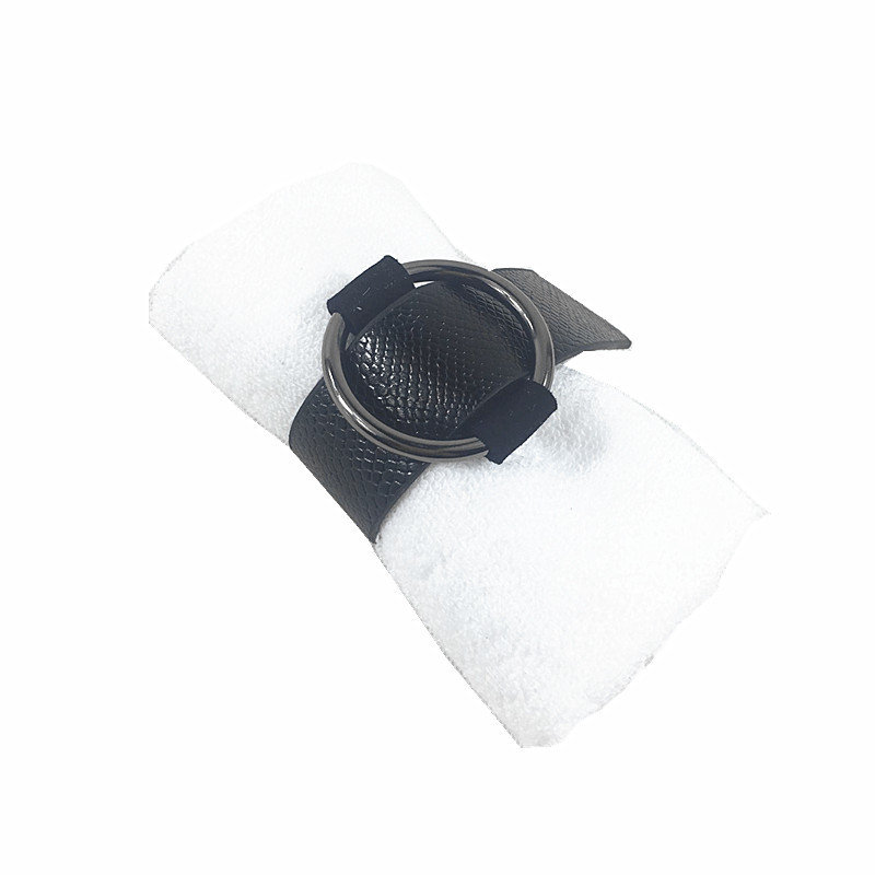 DECO007 Crocodile Leather Towel Buckle with Towel Piece