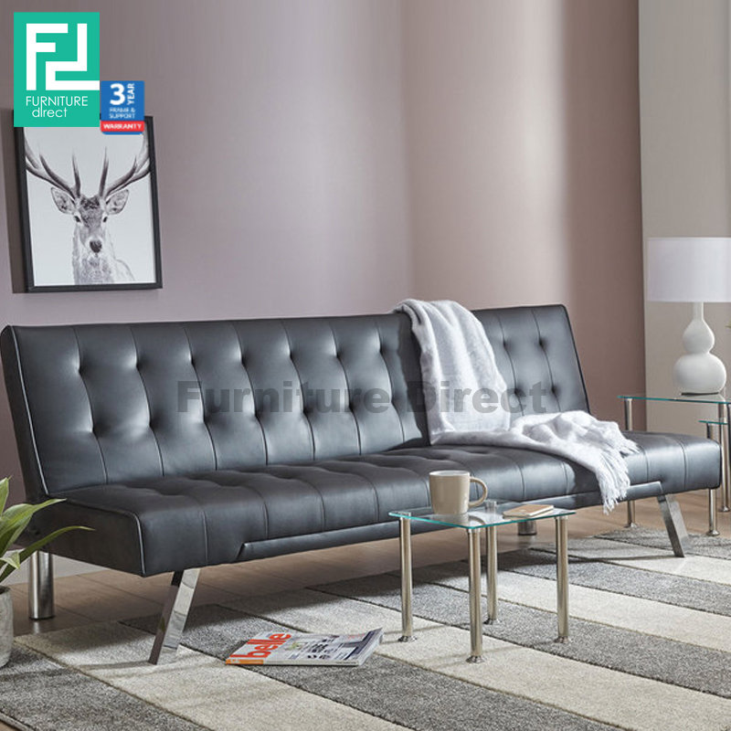 JULIA PVC 3 seater sofa bed