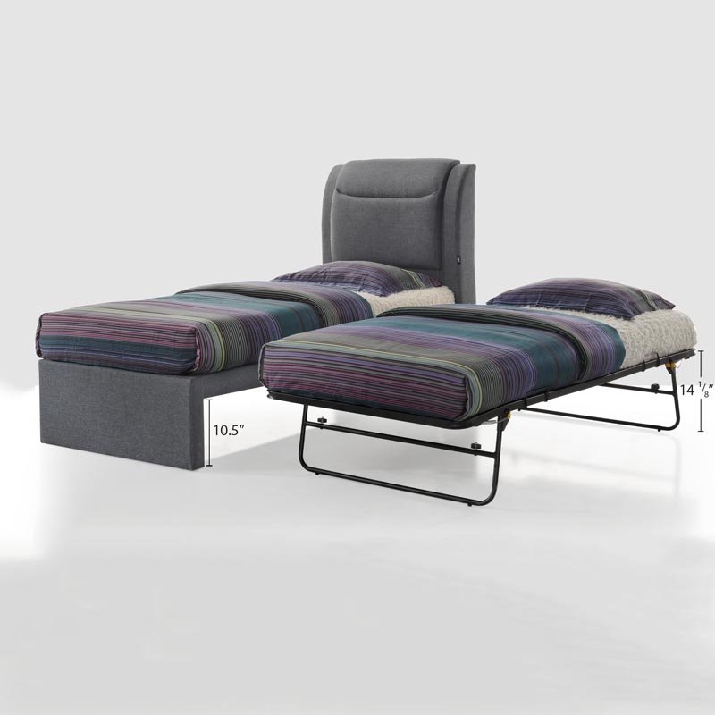 Nottingham single size pull out folding bed- custom made