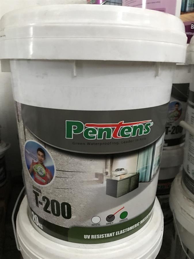 Pentens T-200 UV Resistant Elastomeric Waterproofing