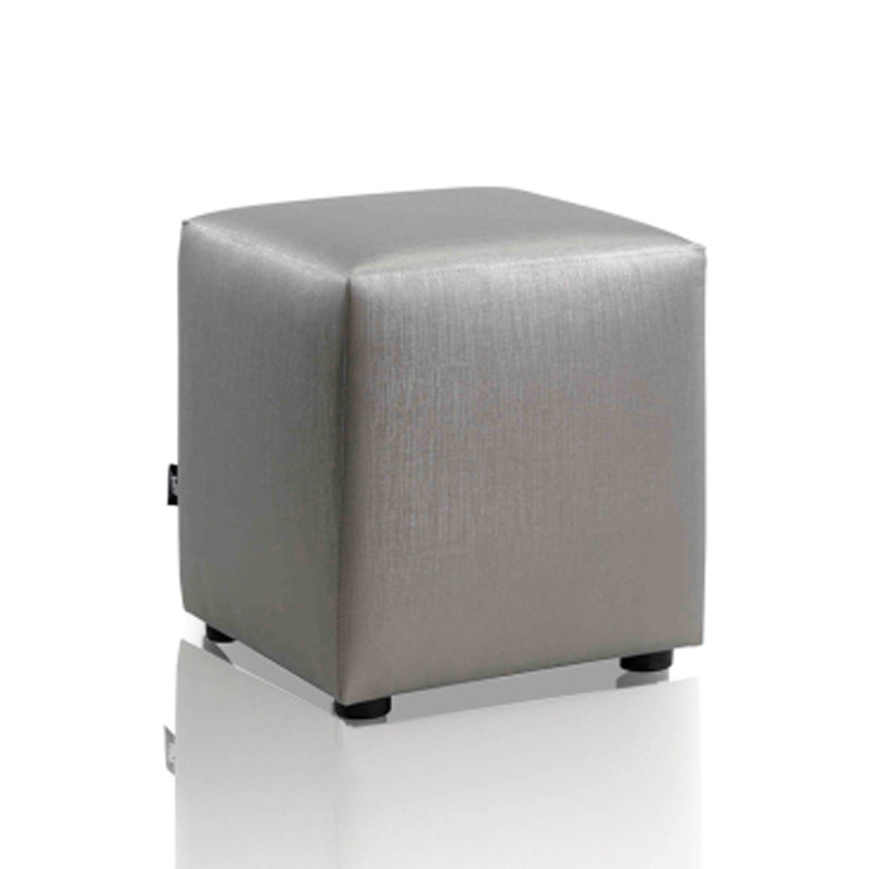 DUBAI custom made square stool-grey