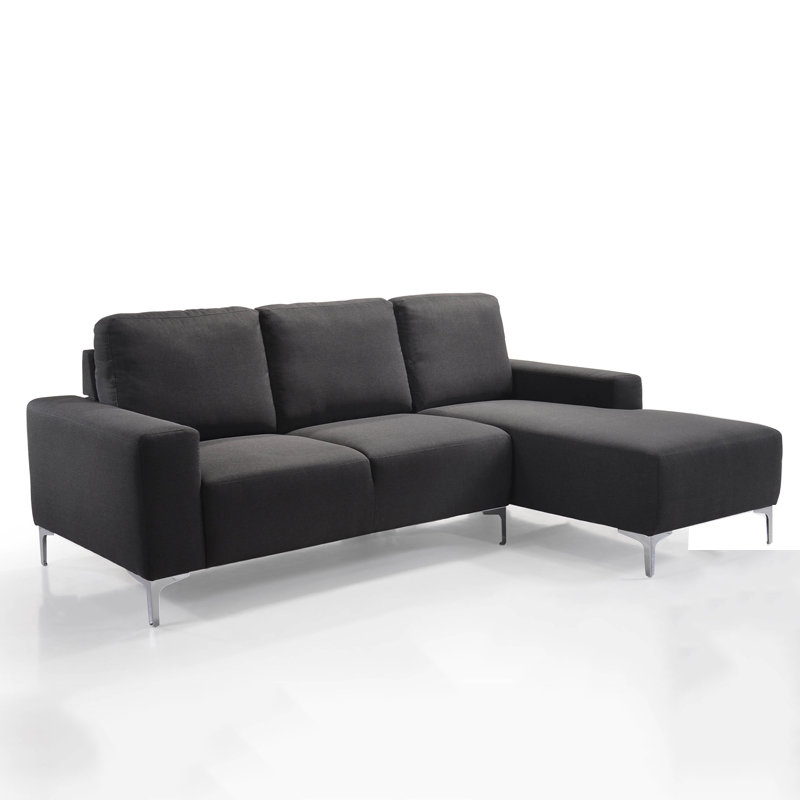 SOPHIA L shaped 3 seater waterproof sofa -Grey