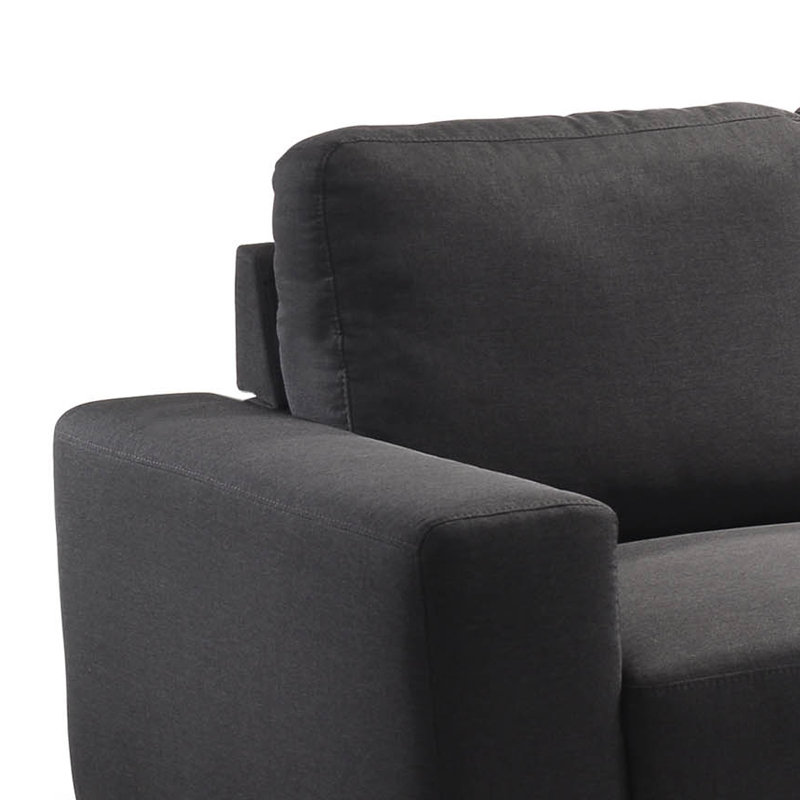 SOPHIA L shaped 3 seater waterproof sofa -Grey