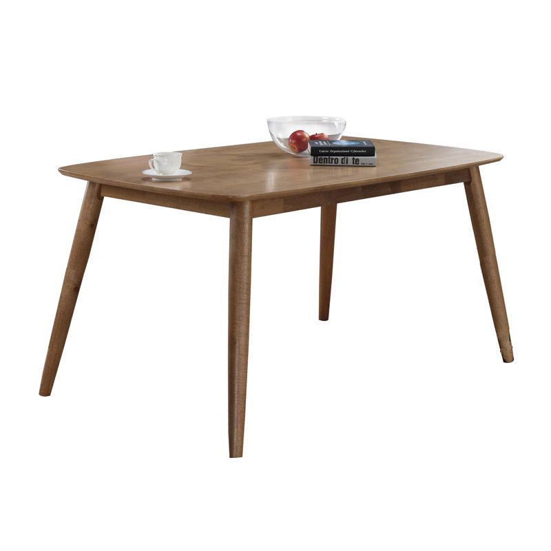 BERLIN full solid rubberwood 150x90cm dining table