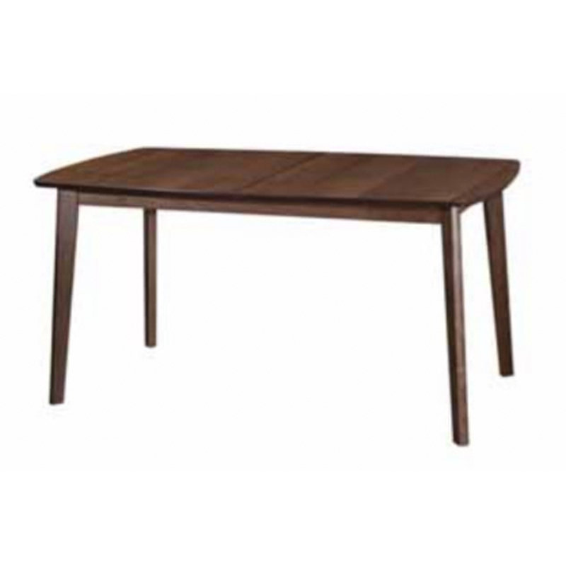 GRAFF 190x90 solid beech wood extension dining table-walnut