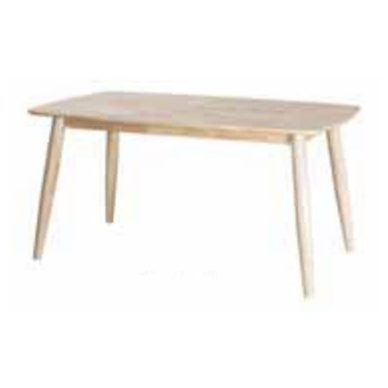 OSLO 150x90cm full solid wood 6 seater dining set-natural