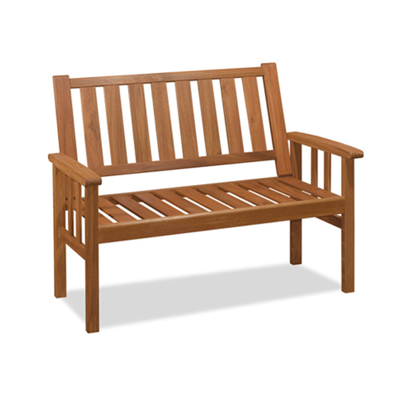 ATHENS solid acacia 2 seater bench