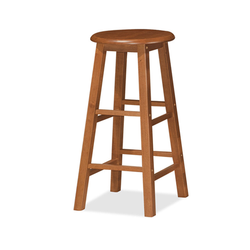 POLO 24" full solid wooden stool-4 colours