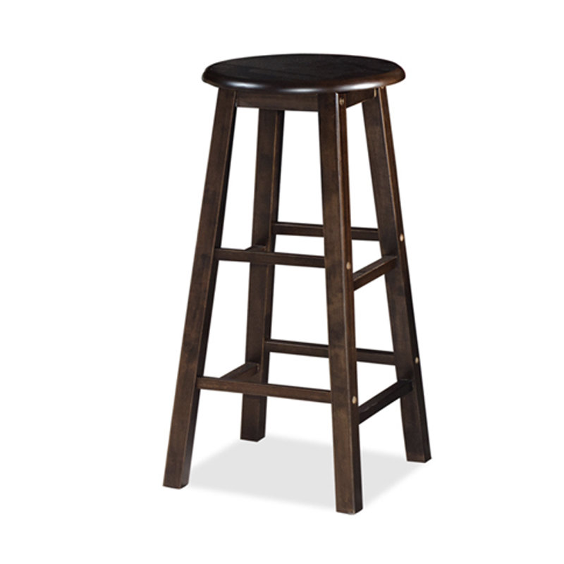 POLO 24" full solid wooden stool-4 colours