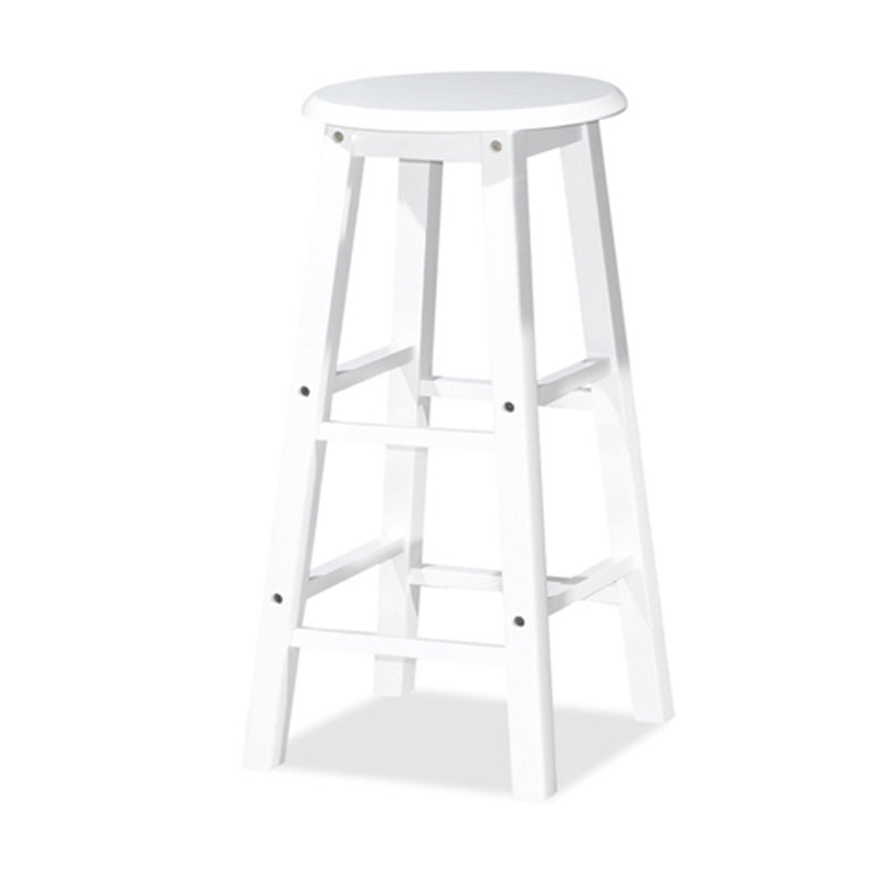 POLO 24" full solid wooden stool-4 colours